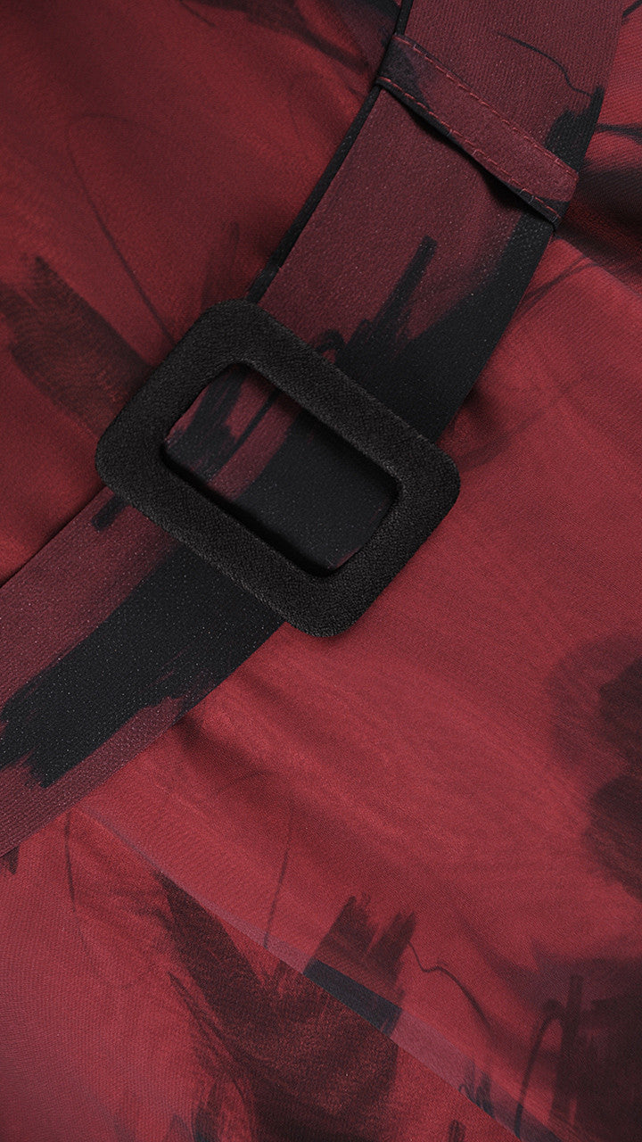 Sukienka Kayra | color:bordowy