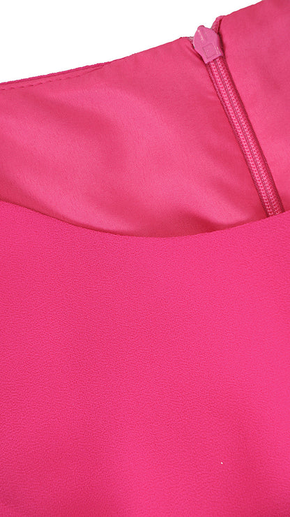 Elegancka sukienka Keyti | color:amarantowy