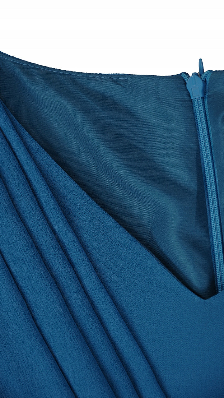 Elegancka sukienka Malwina | color:turkusowy