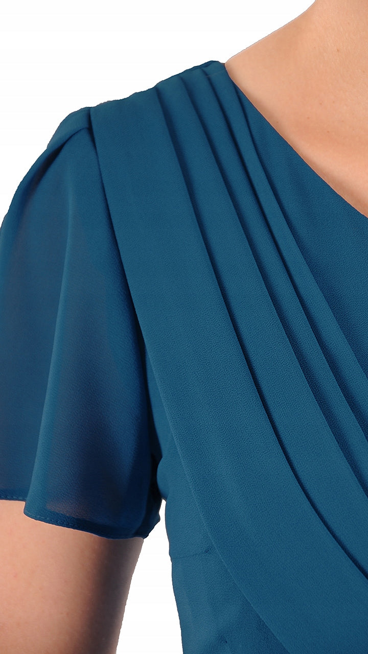 Elegancka sukienka Malwina | color:turkusowy