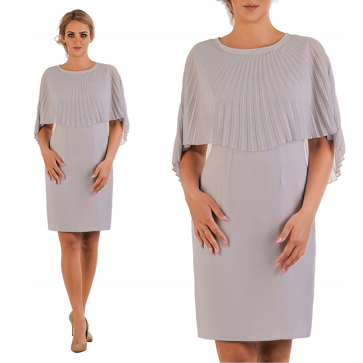 Sukienka Megan | color:popiel