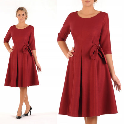 Naomi Dress | color:bordowy