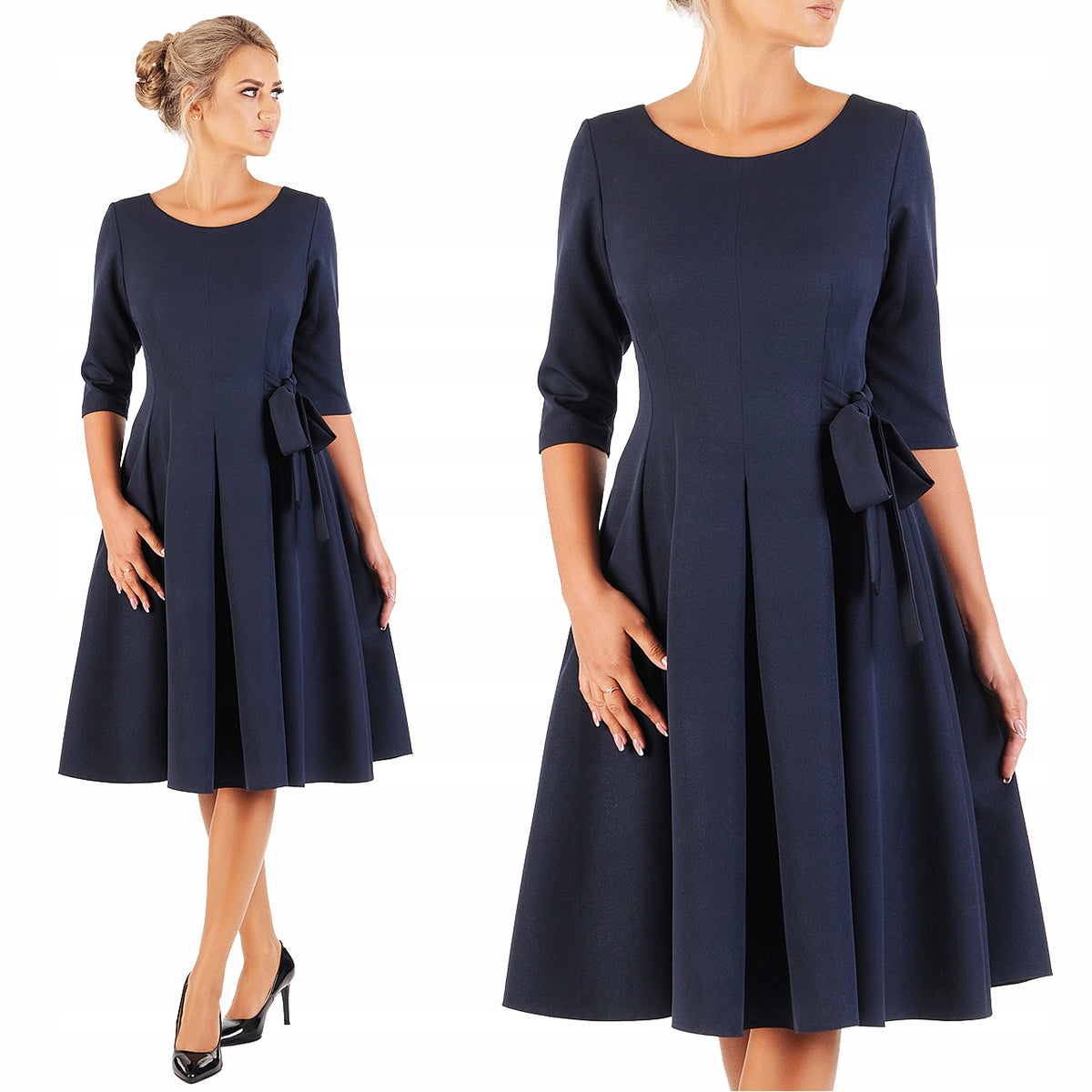 Naomi Dress | color:granatowy