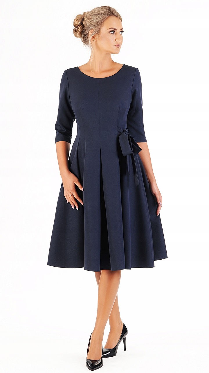 Naomi Dress | color:granatowy