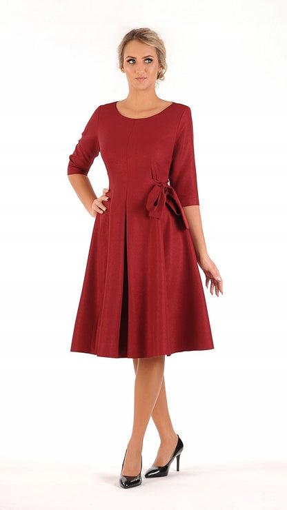 Naomi Dress | color:bordowy