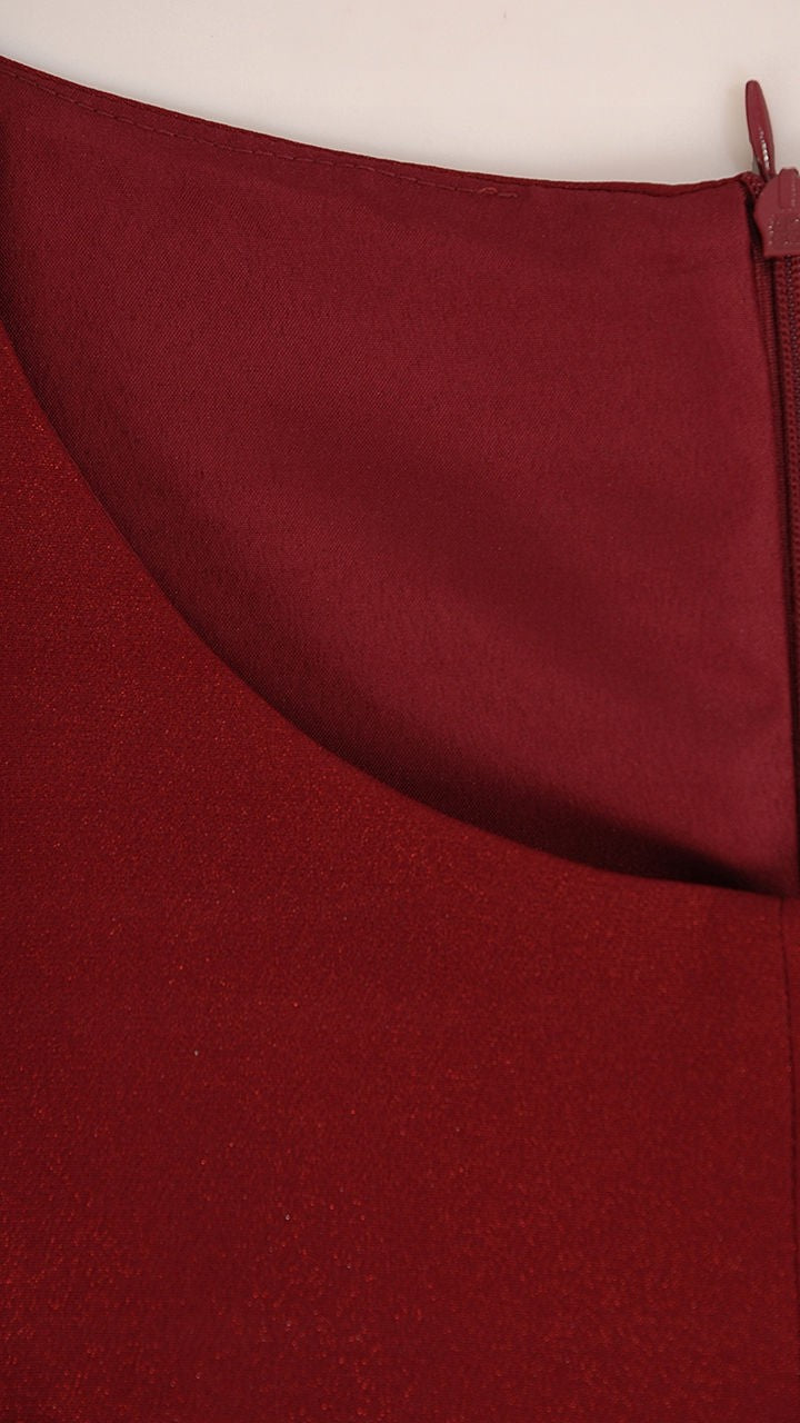 Naomi Dress | color:bordowy