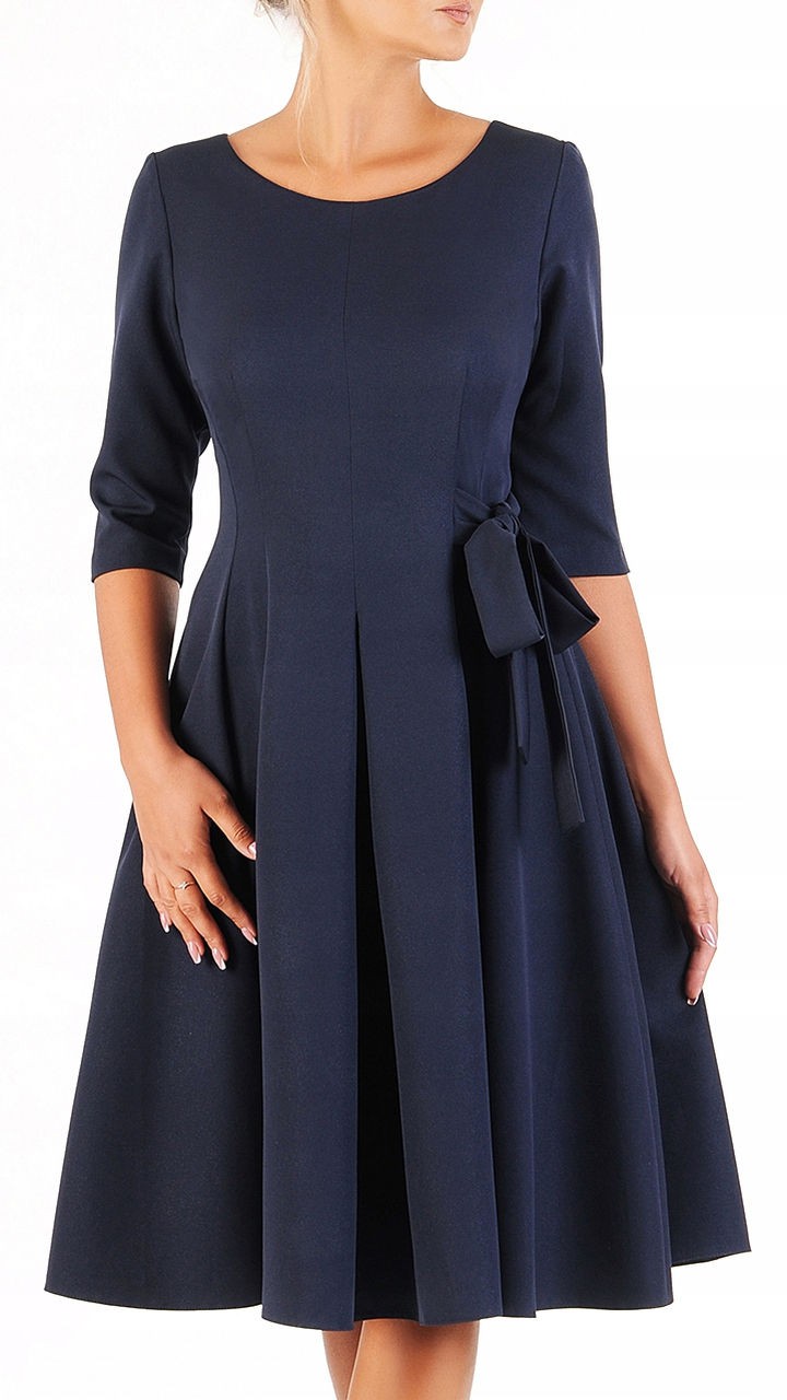 Naomi Dress | color:granatowy