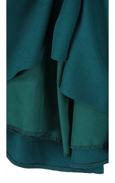 Sukienka Naomi III letnia damska na wesele elegancka na komunie wizytowa | color:zielony