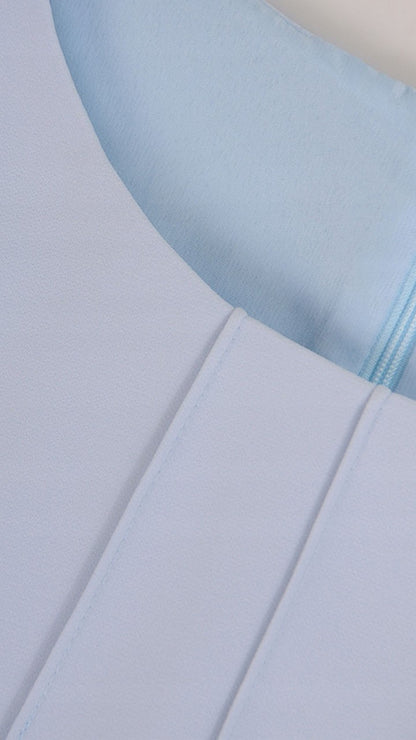 Elegancka sukienka Natalia | color:niebieski