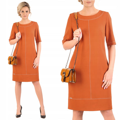 Sukienka Nela | color:bordowy