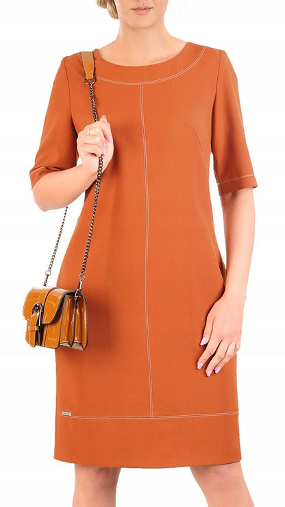 Sukienka Nela | color:bordowy