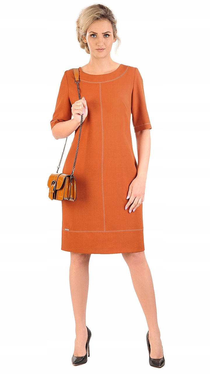 Sukienka Nela | color:bordowy