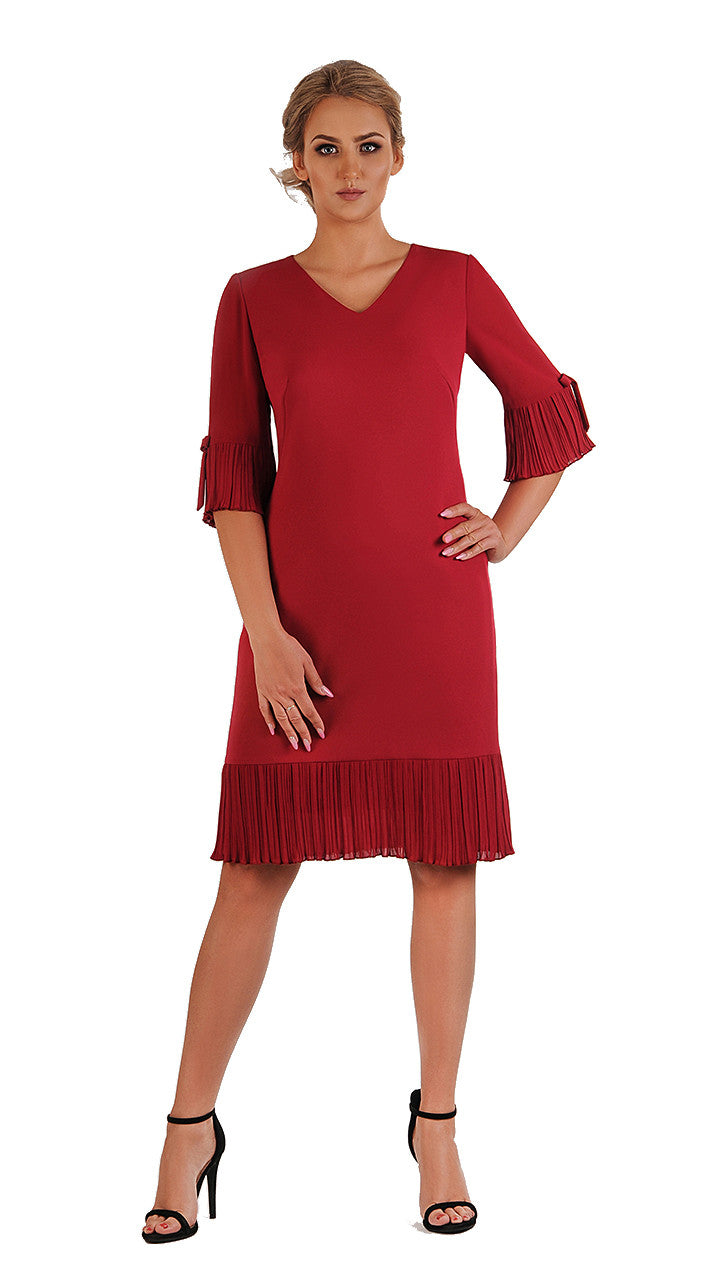 Sukienka Olivia | color:bordowy