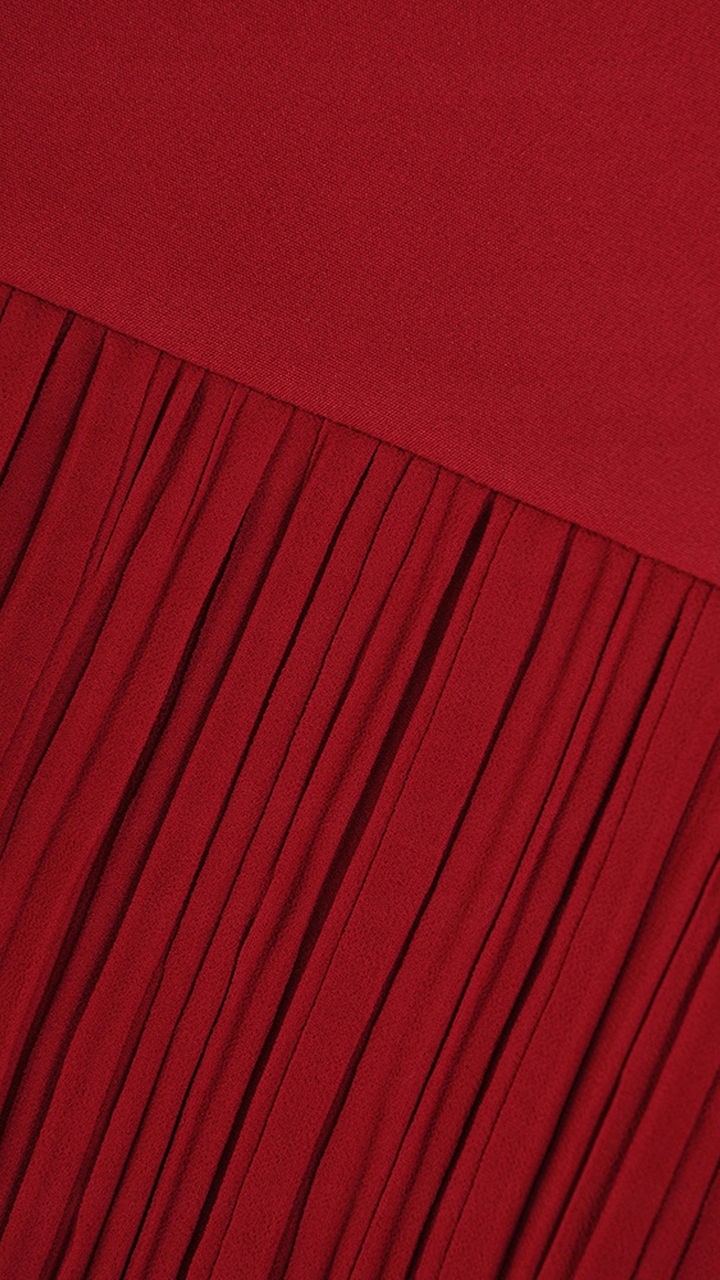 Elegancka sukienka Olivia | color:bordowy