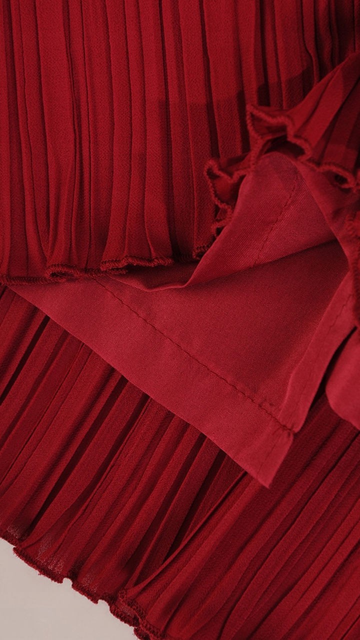 Elegancka sukienka Olivia | color:bordowy