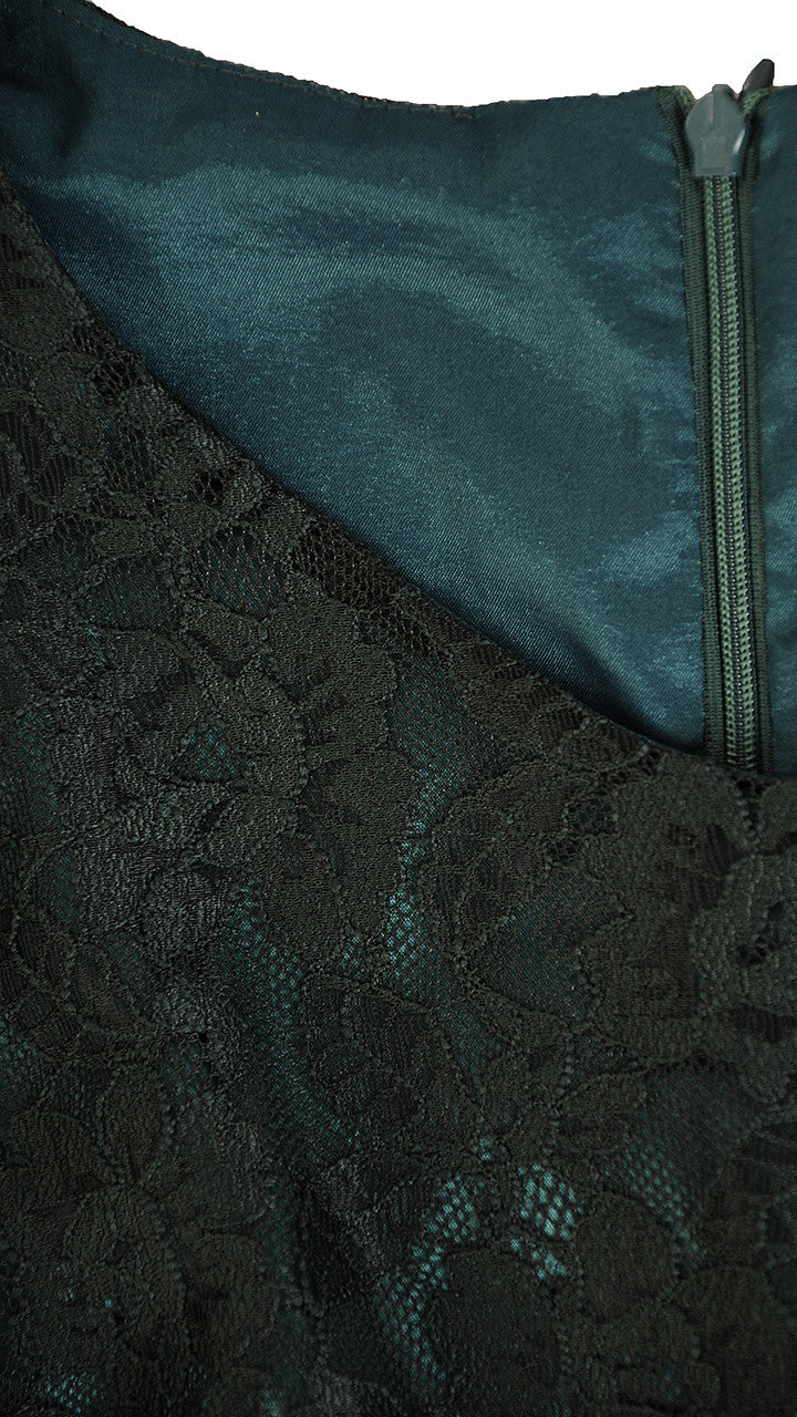 Elegancka sukienka Paris | color:zielony
