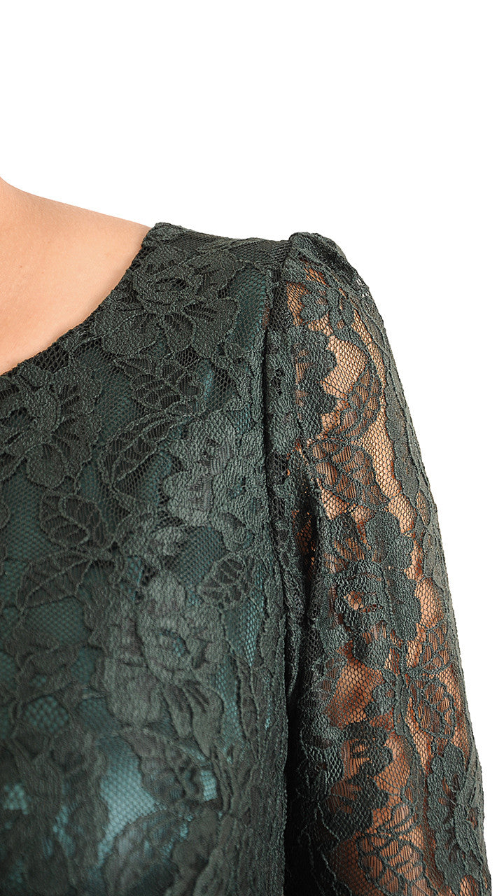Elegancka sukienka Paris | color:zielony