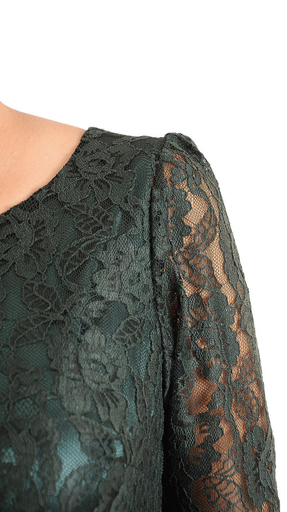 Elegancka sukienka Paris | color:zielony