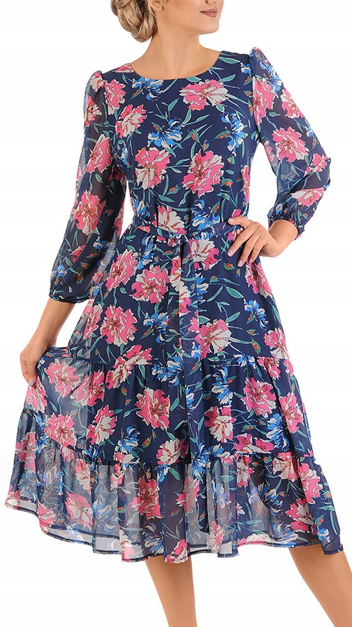 Kleid Sabina III mit Blumenmuster