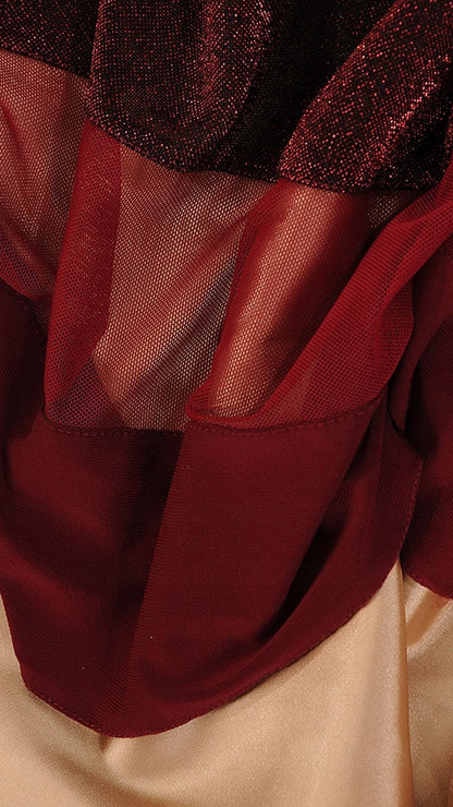 Scarlett Dress | color:bordowy