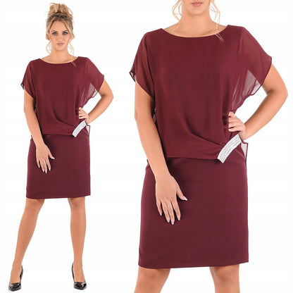 Sukienka Sonia | color:bordowy